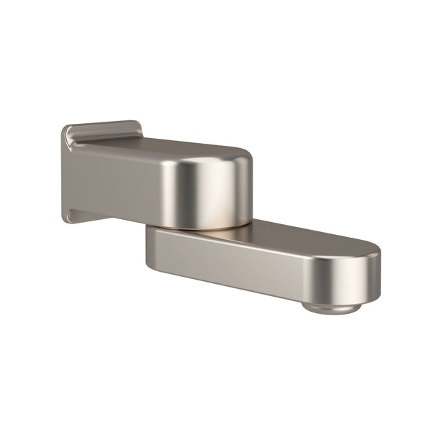 PULSE ShowerSpas NPT Connection Fold Away Tub Spout with Diverter in Brushed Nickel, 3011-BN