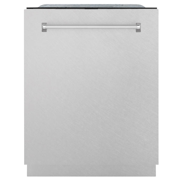 ZLINE 24" Monument Series 3rd Rack Top Touch Control Dishwasher in Fingerprint Resistant Stainless Steel with Stainless Steel Tub, 45dBa