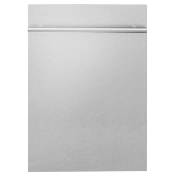 ZLINE 18 in. Compact Fingerprint Resistant Top Control Built-In Dishwasher with Stainless Steel Tub and Modern Style Handle, 52dBa (DW-SN-18)