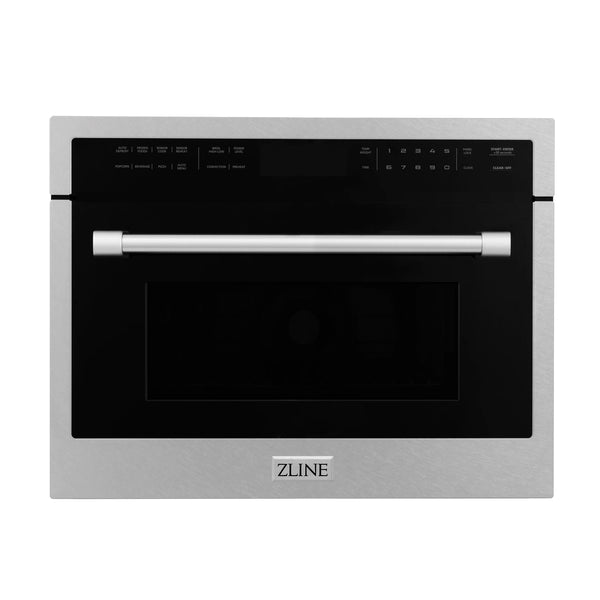 ZLINE 24" 1.6 cu ft. Built-in Convection Microwave Oven in Fingerprint Resistant with Speed and Sensor Cooking