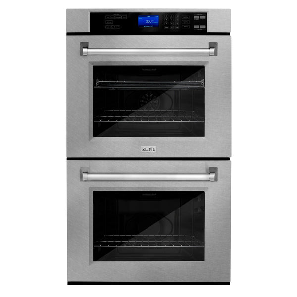 ZLINE 30" Professional Double Wall Oven with Self Clean and True Convection in Fingerprint Resistant Stainless Steel (AWDS-30)