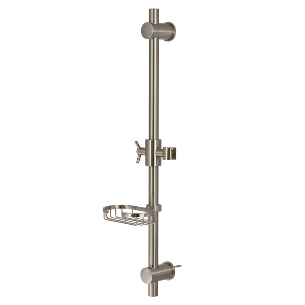 PULSE ShowerSpas Brushed Nickel Adjustable Slide Bar Shower Panel Accessory, 1010-BN