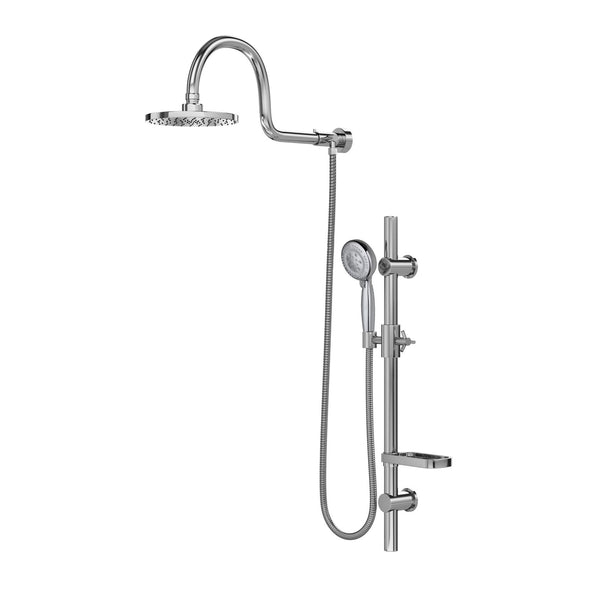 PULSE ShowerSpas AquaRain Chrome Shower System, 1019-CH